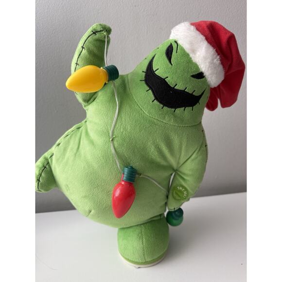 Disney Other - Oogie Boogie Animated Musical Plush Nightmare Before Christmas Works 13 In